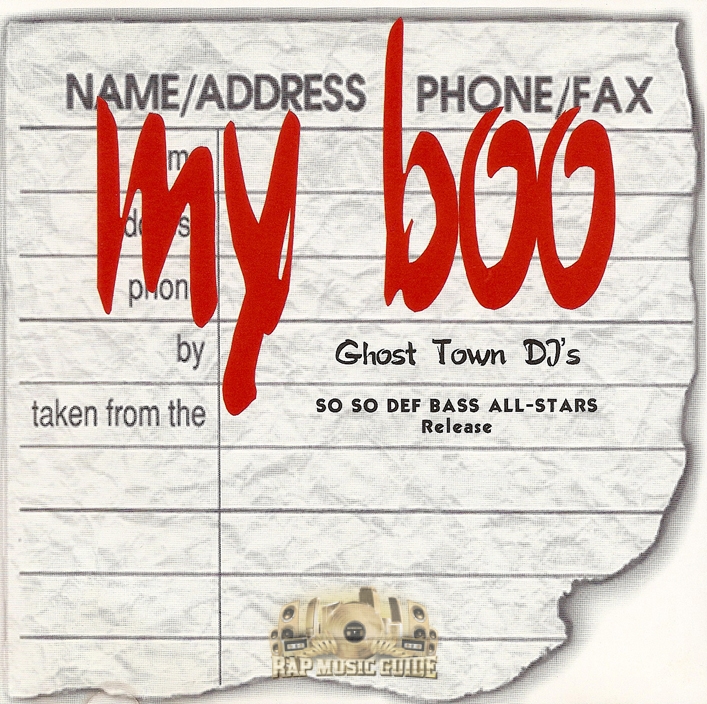 Ghost Town DJ’s - My Boo: Promo, Single. CD | Rap Music Guide